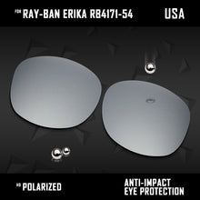 Load image into Gallery viewer, Anti Scratch Polarized Replacement Lenses for-Ray-Ban Erika RB4171-54 Options