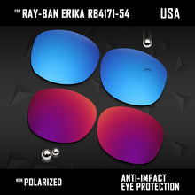 Load image into Gallery viewer, Anti Scratch Polarized Replacement Lenses for-Ray-Ban Erika RB4171-54 Options