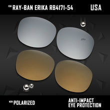 Load image into Gallery viewer, Anti Scratch Polarized Replacement Lenses for-Ray-Ban Erika RB4171-54 Options