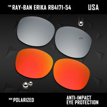 Load image into Gallery viewer, Anti Scratch Polarized Replacement Lenses for-Ray-Ban Erika RB4171-54 Options