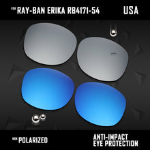 Load image into Gallery viewer, Anti Scratch Polarized Replacement Lenses for-Ray-Ban Erika RB4171-54 Options