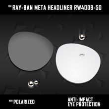 Load image into Gallery viewer, Anti Scratch Polarized Replacement Lenses for-Ray-Ban Meta Headliner RW4009-50 Options