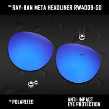 Load image into Gallery viewer, Anti Scratch Polarized Replacement Lenses for-Ray-Ban Meta Headliner RW4009-50 Options