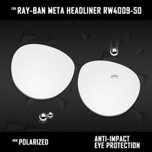 Load image into Gallery viewer, Anti Scratch Polarized Replacement Lenses for-Ray-Ban Meta Headliner RW4009-50 Options