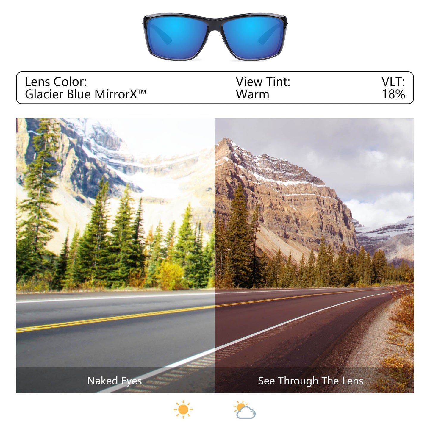 Glacier Blue MirrorX™?