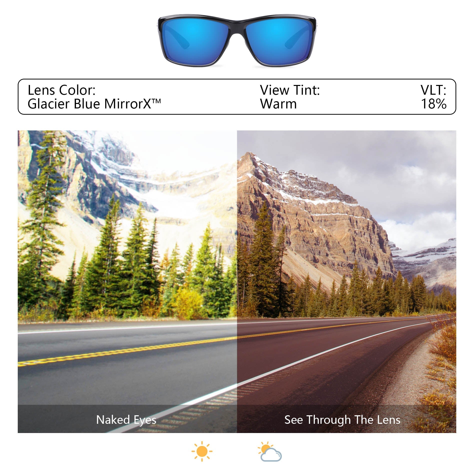 Glacier Blue MirrorX™?