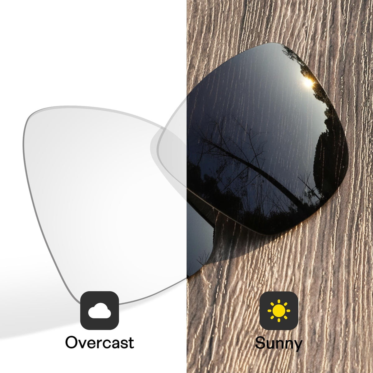 Gray Photochromic Blue Light Blocking
