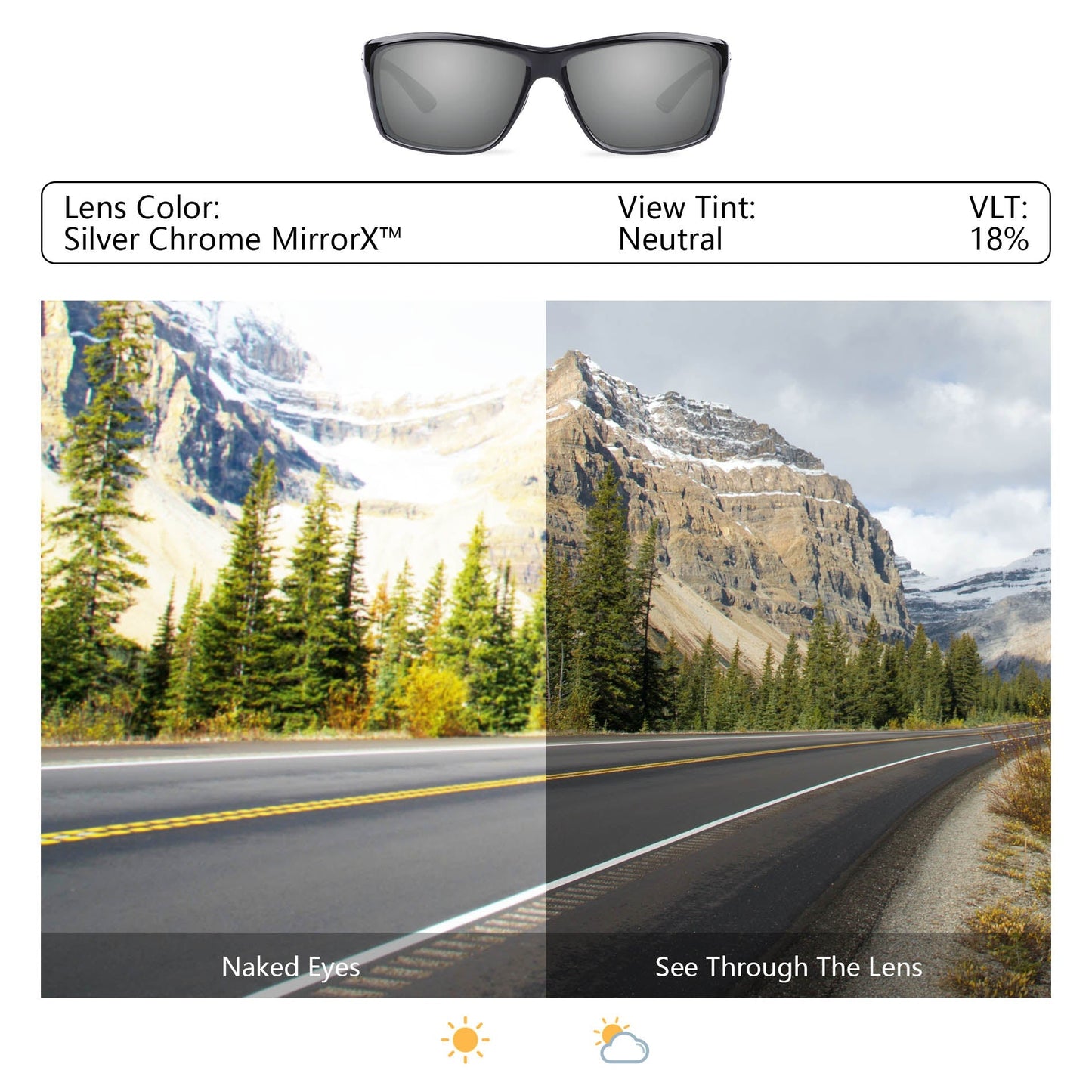 Silver Chrome MirrorX™ 