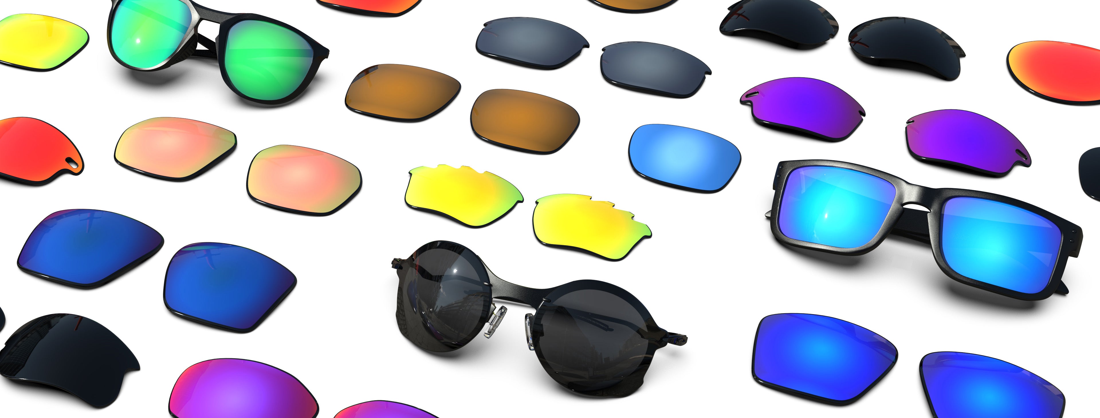 goodrスキー・スノーボード 交換レンズ DTRAIL Sport Rx Replacement Lenses for GOODR Sunglasses – Custom