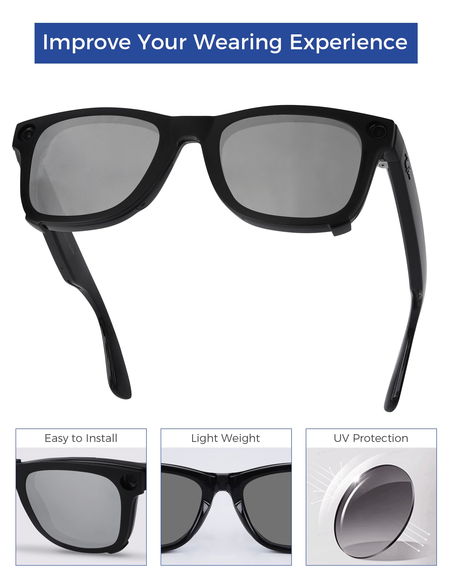 Silver Chrome MirrorX™-Black