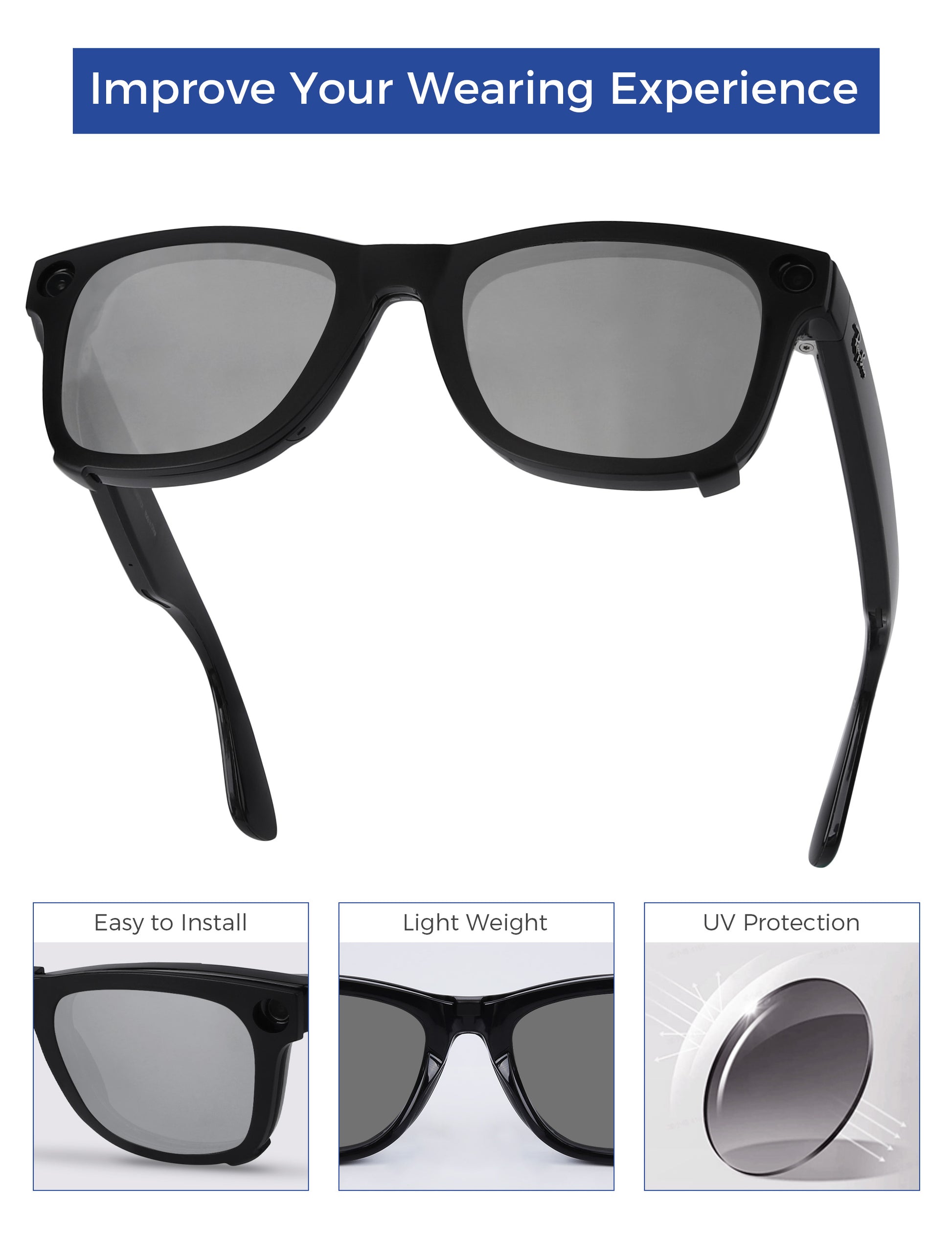 Silver Chrome MirrorX™-Black