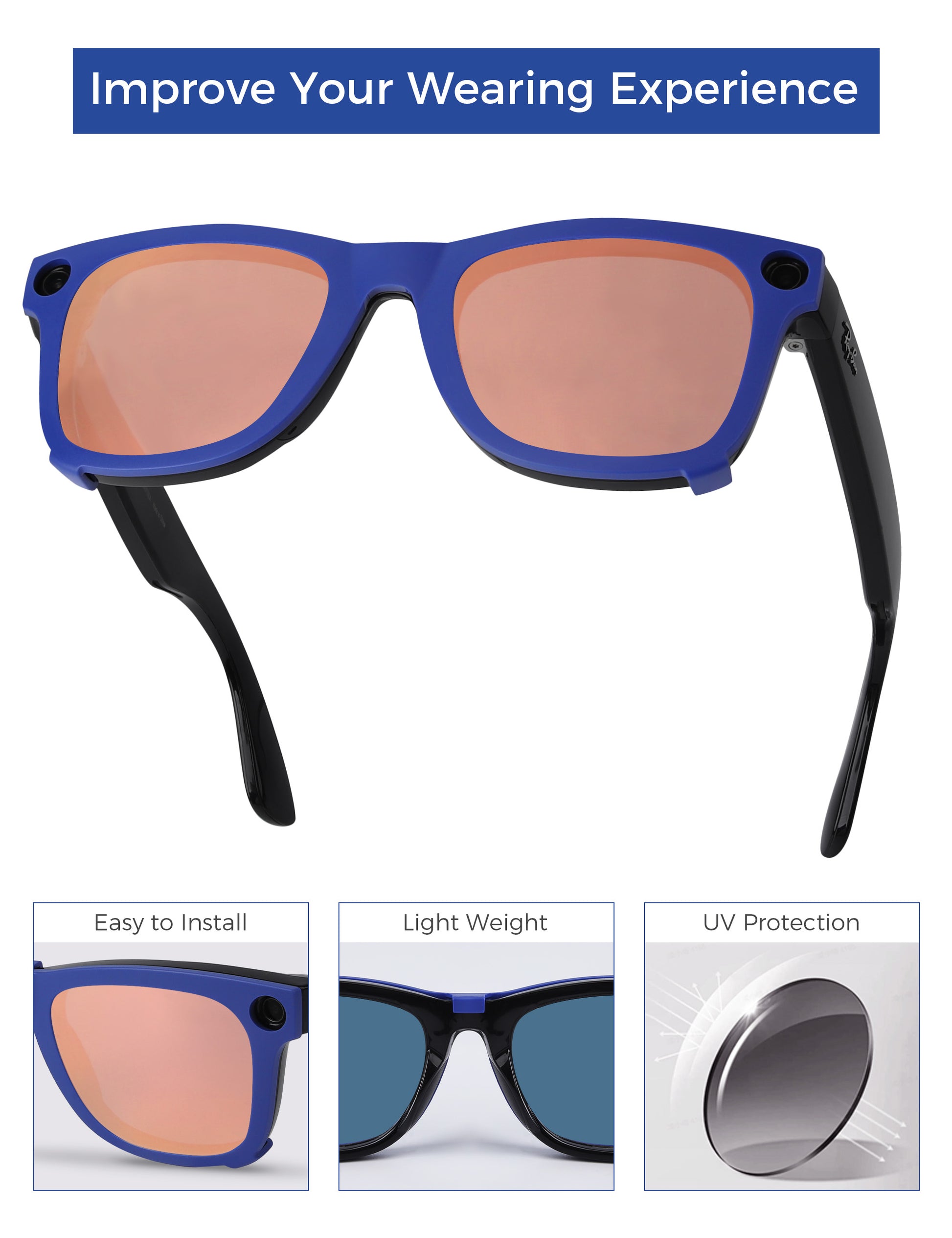 Rose Gold MirrorX™-Blue