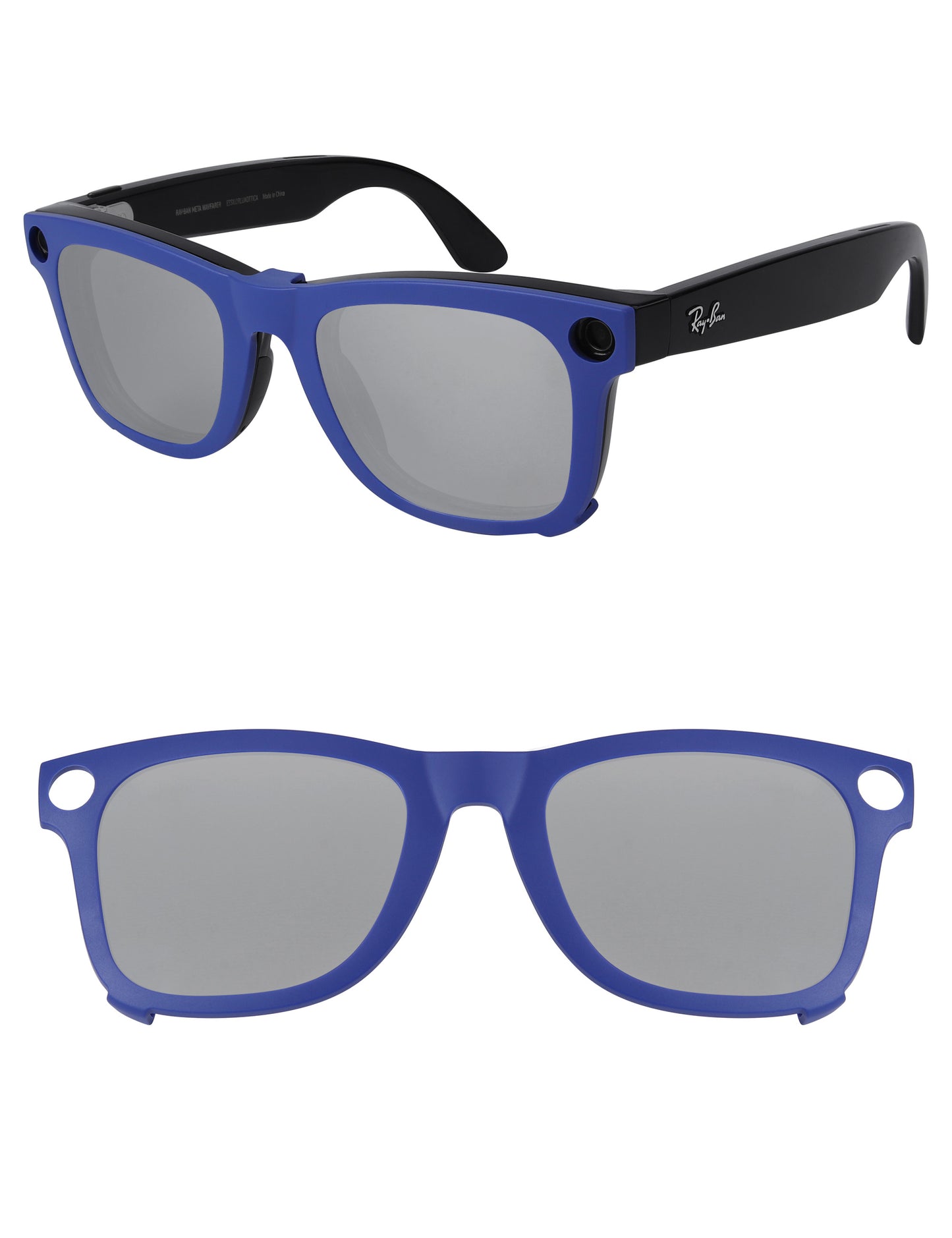 Silver Chrome MirrorX™-Blue