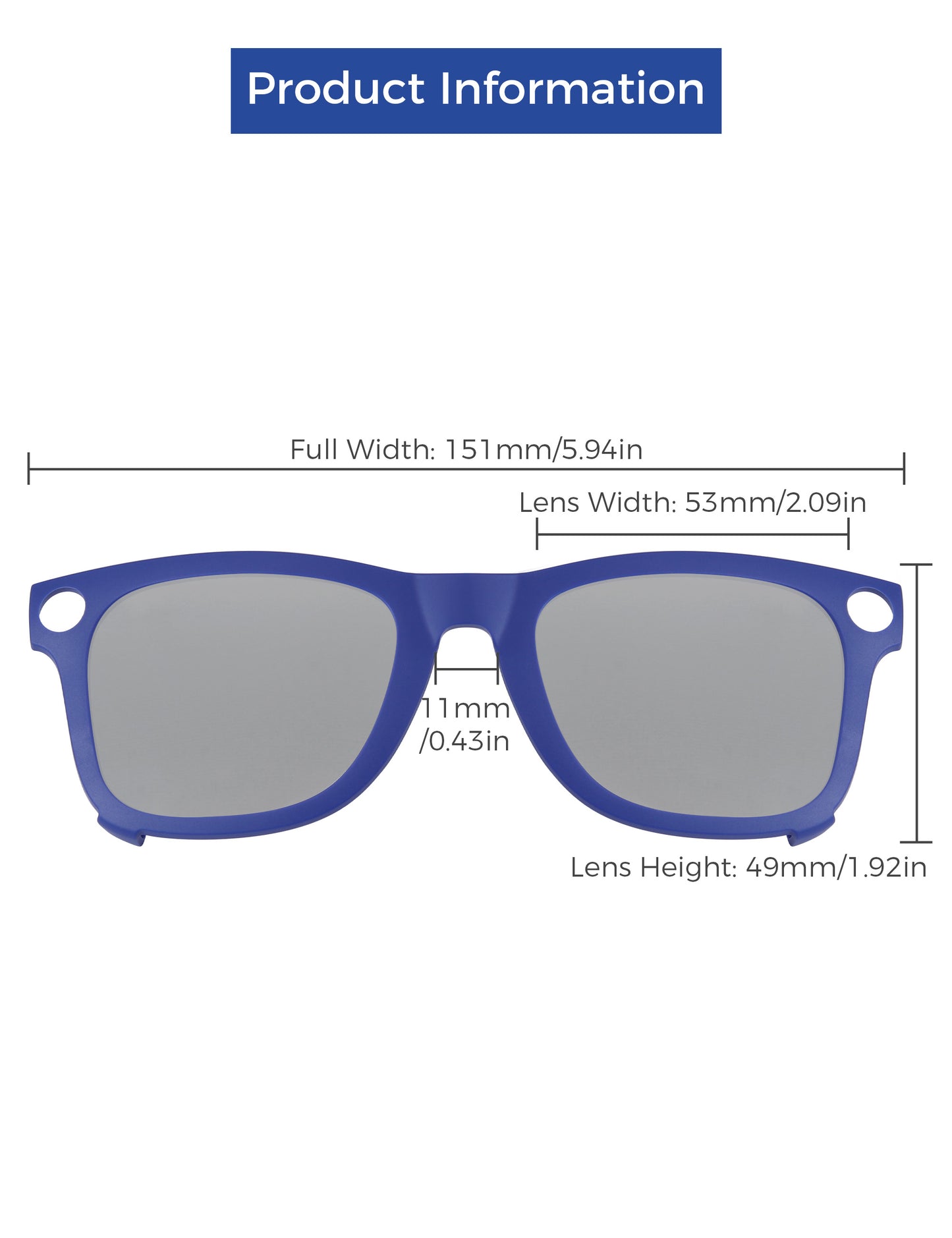 Silver Chrome MirrorX™-Blue