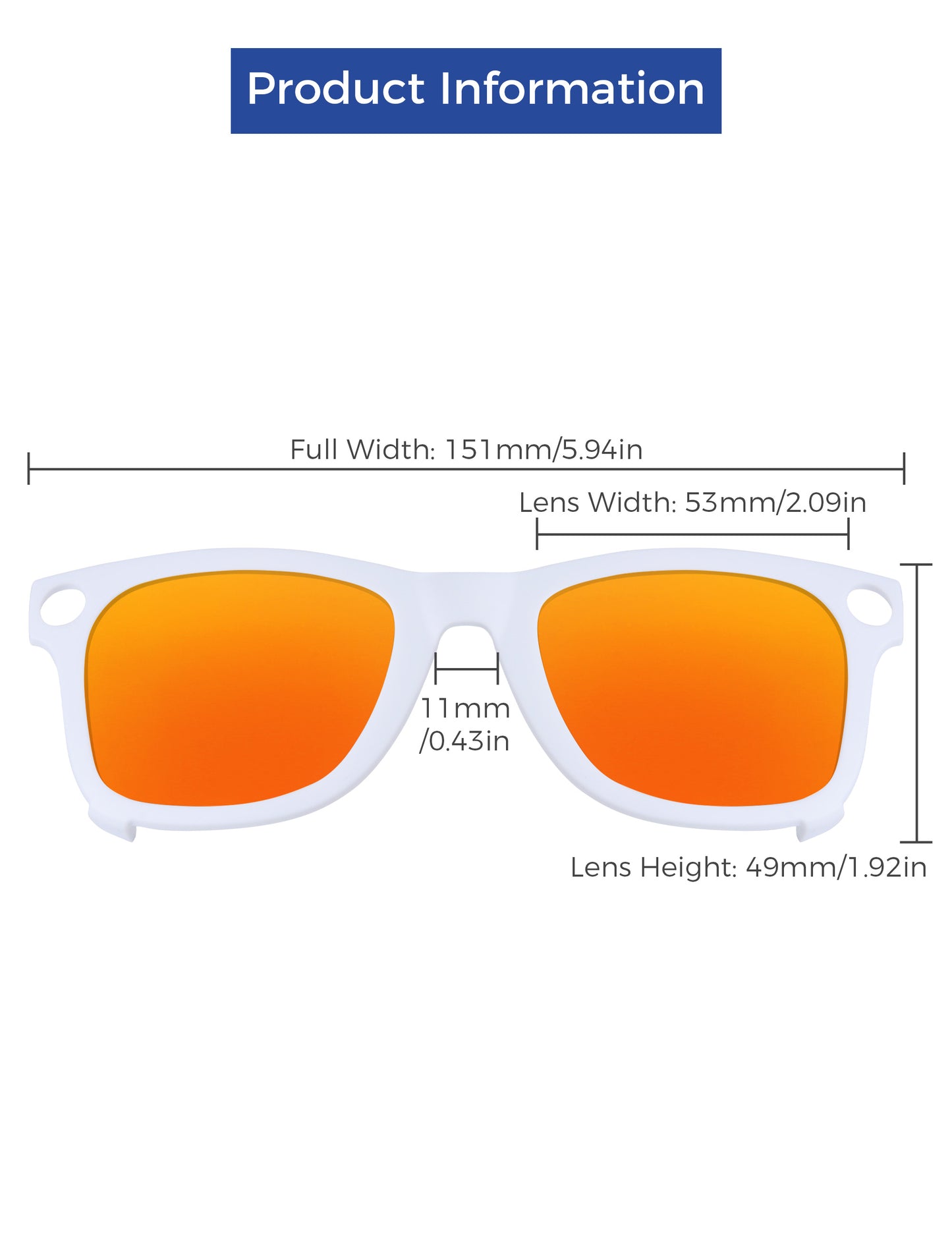 Fire Red MirrorX™-White