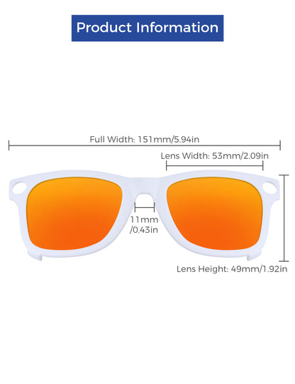 Fire Red MirrorX™-White