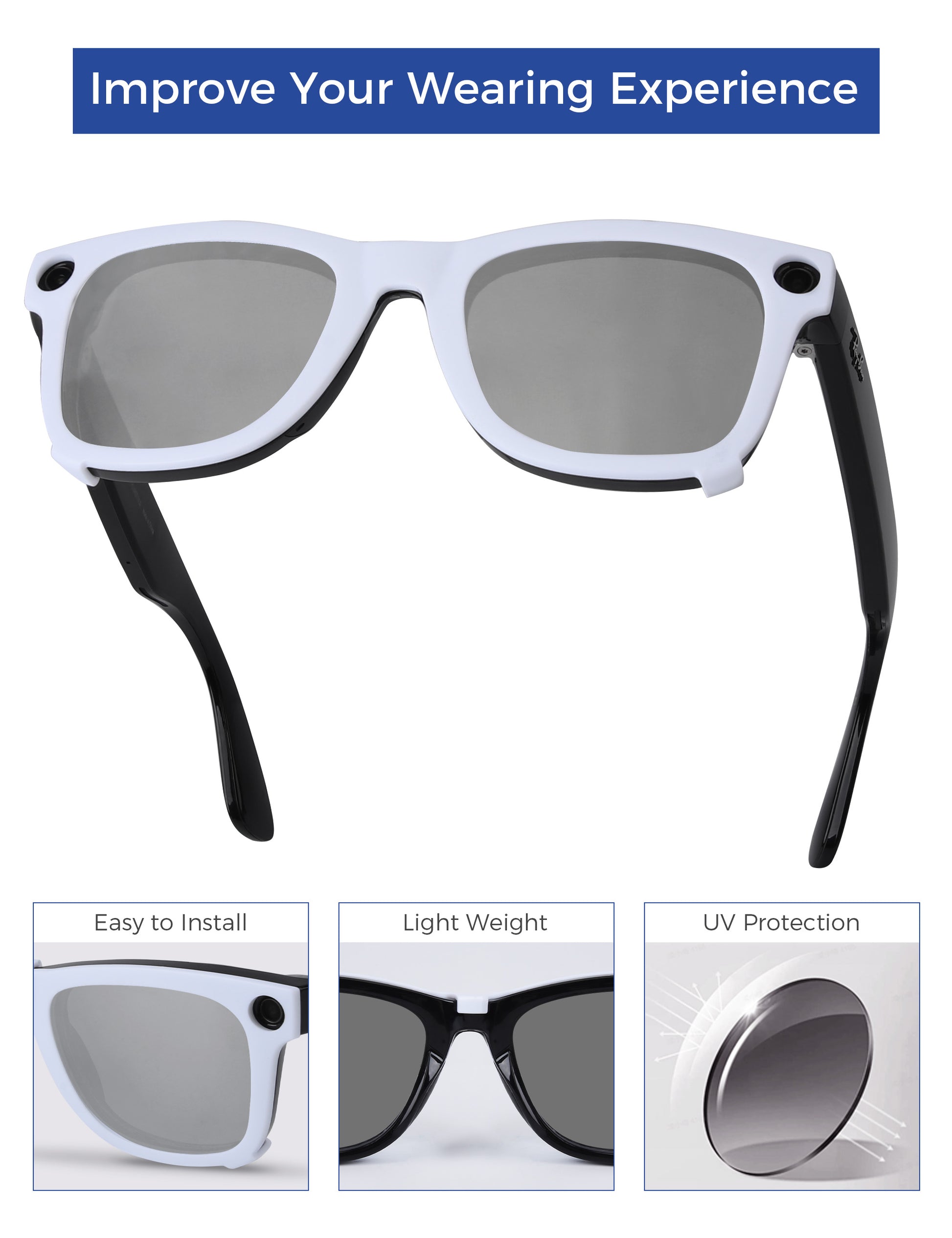 Silver Chrome MirrorX™-White