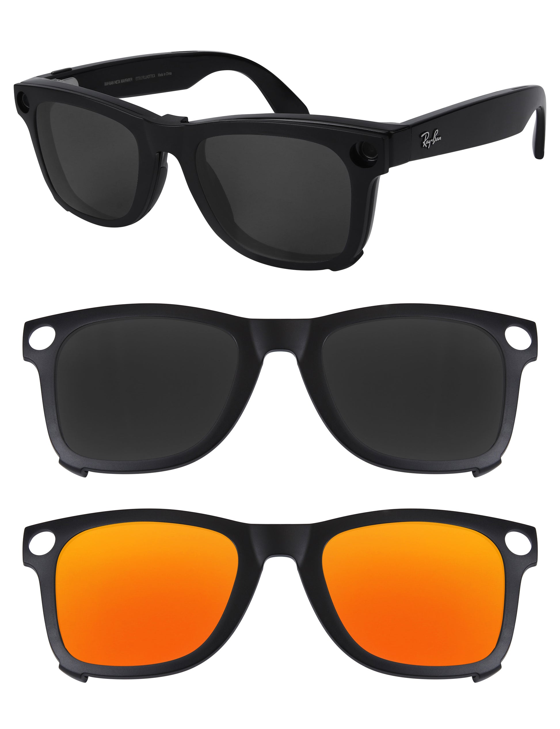 Dark Gray+Fire Red MirrorX™-Black