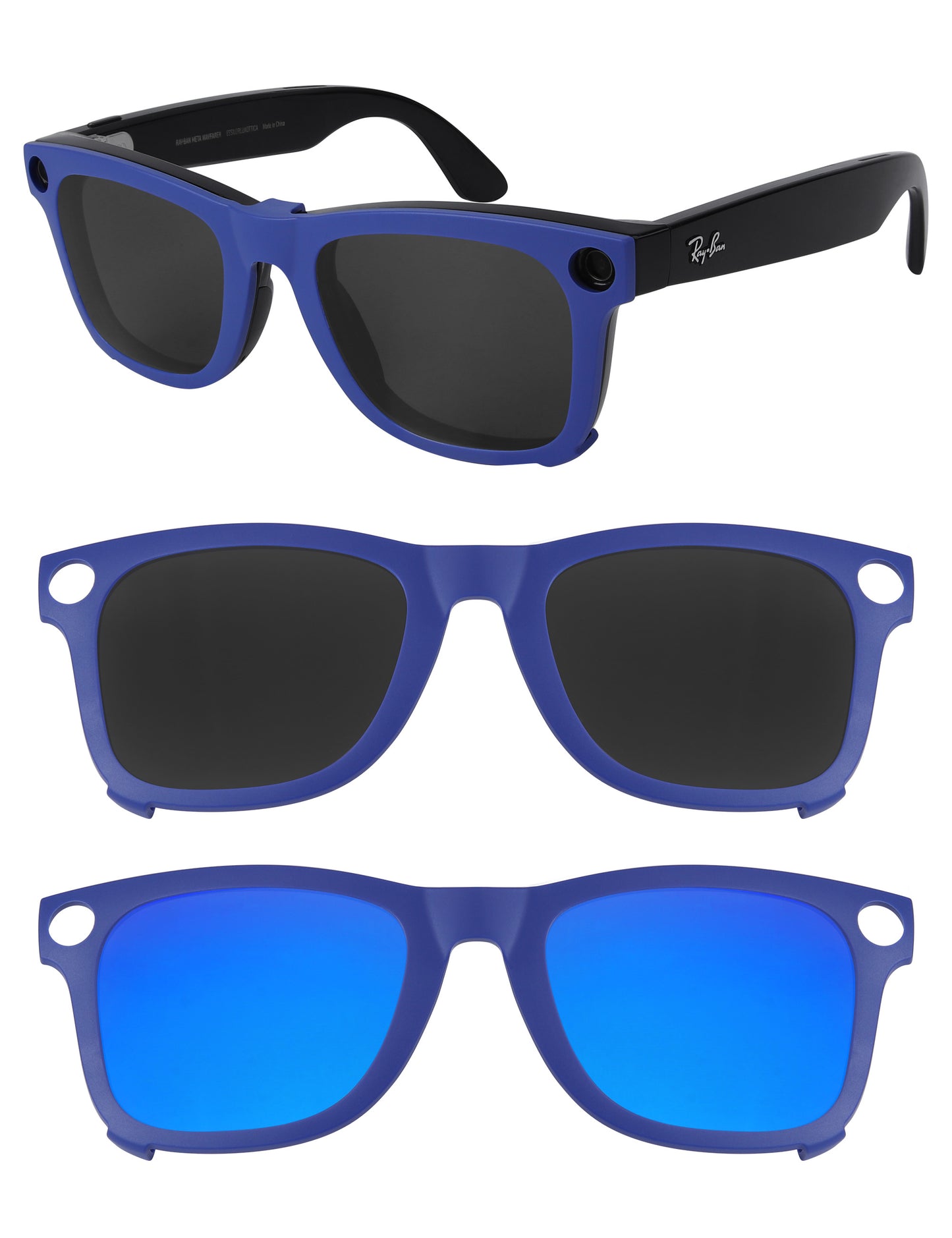 Dark Gray+Emerald Green MirrorX™-Blue