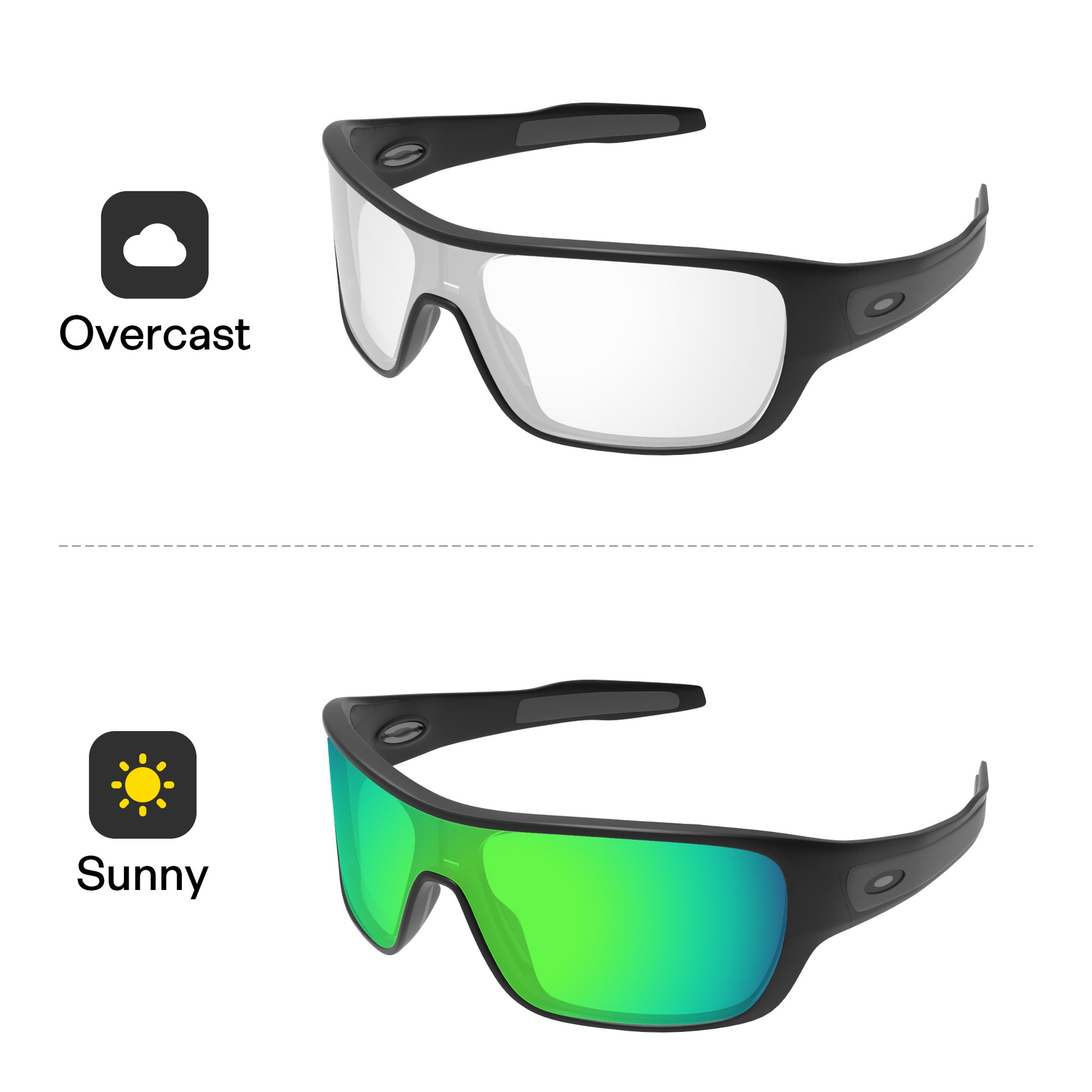 Emerald Green MirrorX™ Photochromic