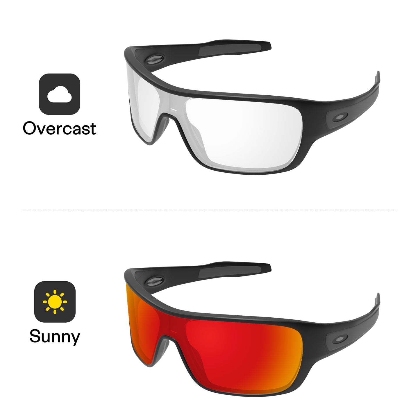 Fire Red MirrorX™ Photochromic
