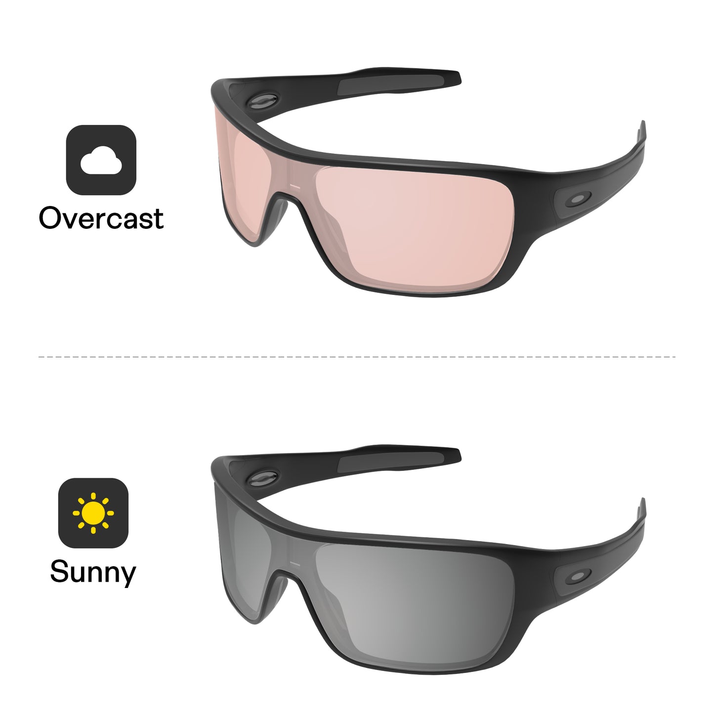 Performance Silver Chrome MirrorX™ Photochromic