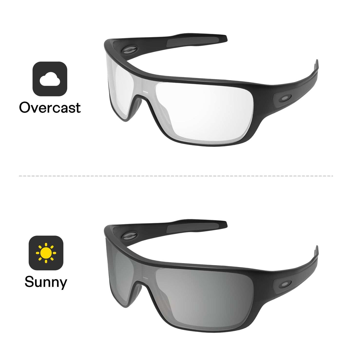 Silver Chrome MirrorX™ Photochromic
