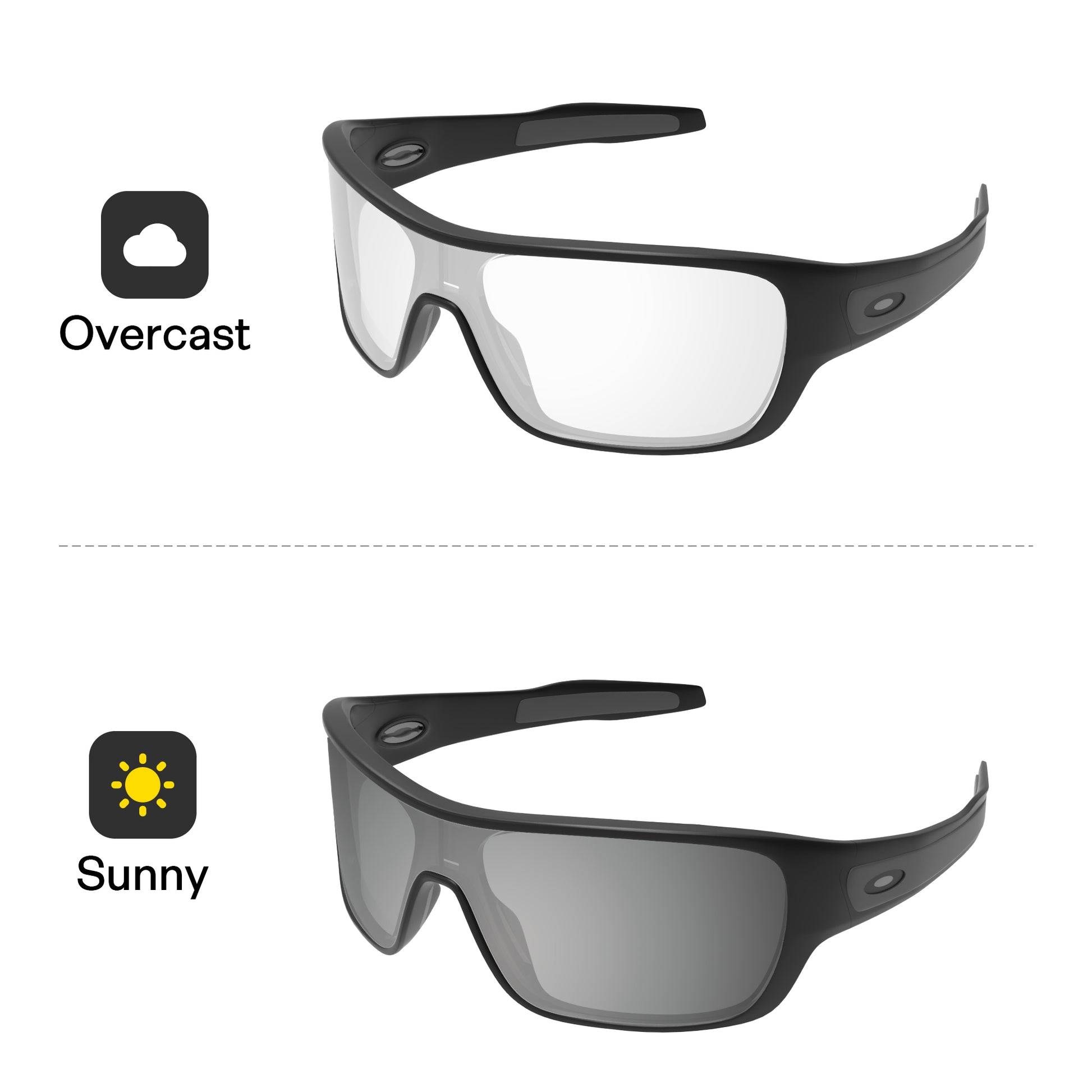 Silver Chrome MirrorX™ Photochromic
