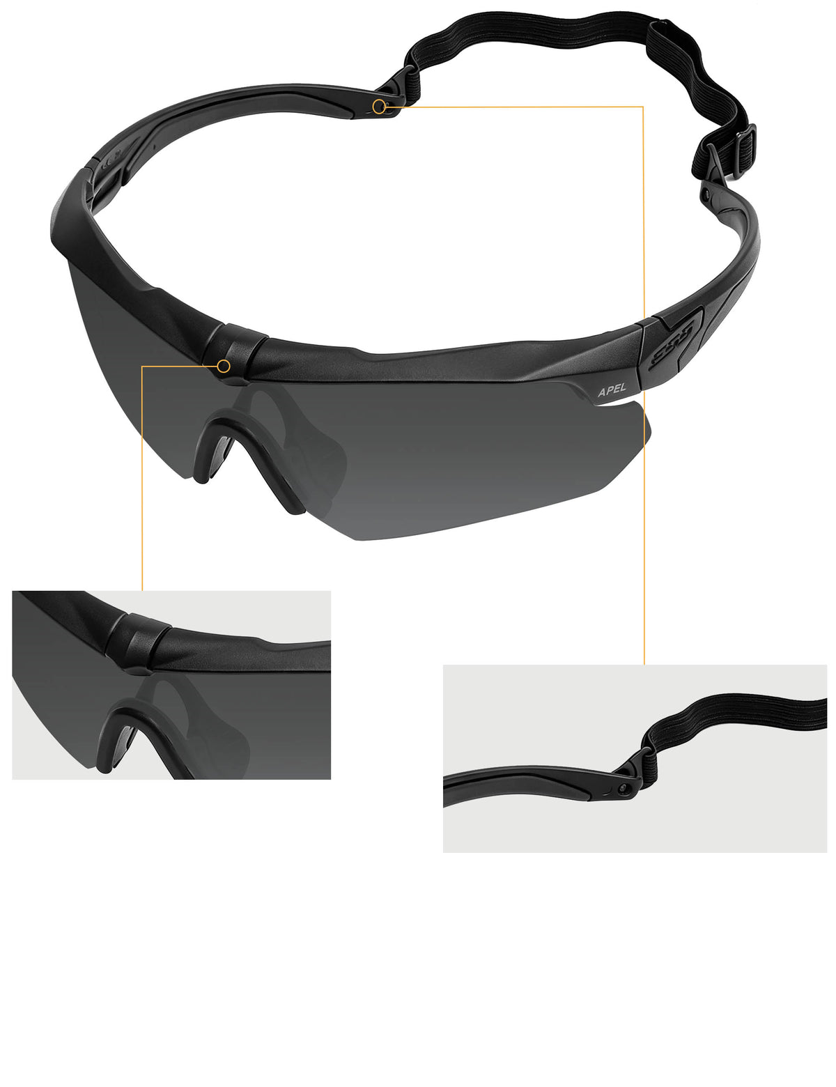 Elastic Retention Strap for ESS CDI