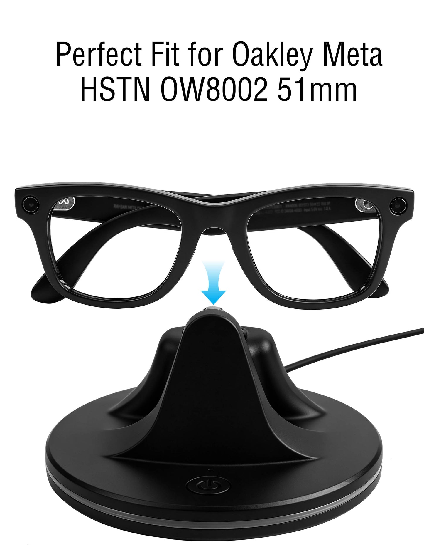 Glasses Charging Station for Oakley Meta HSTN OW8002 51mm