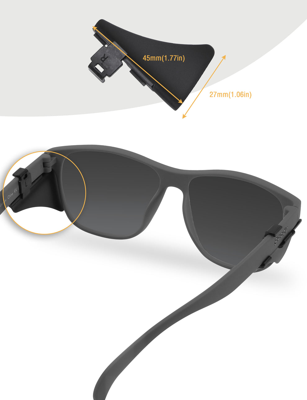 Glasses Side Shields for GOODR Mick and Keith's Midnijht Ramble ...