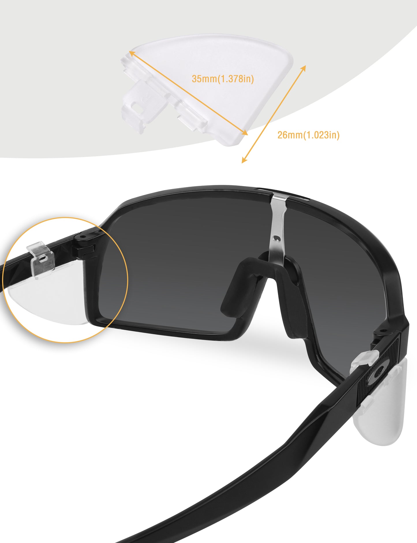Glasses Side Shields for Oakley Sutro OO9406