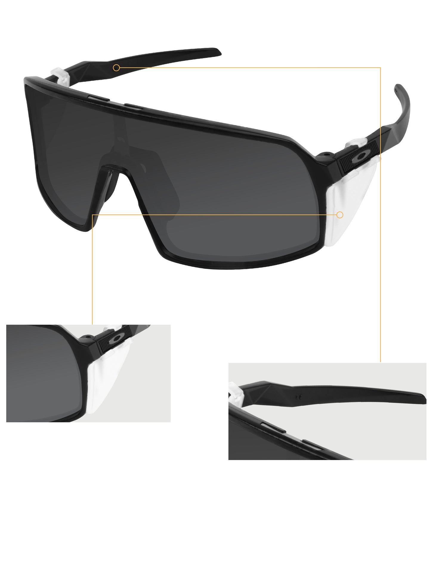 Glasses Side Shields for Oakley Sutro OO9406