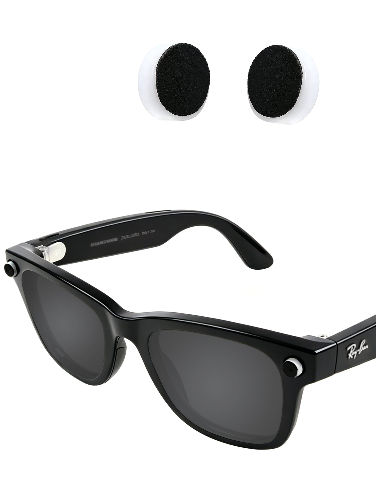 Light Blocking Cover for Ray-Ban Stories Wayfarer L RW4004 53mm