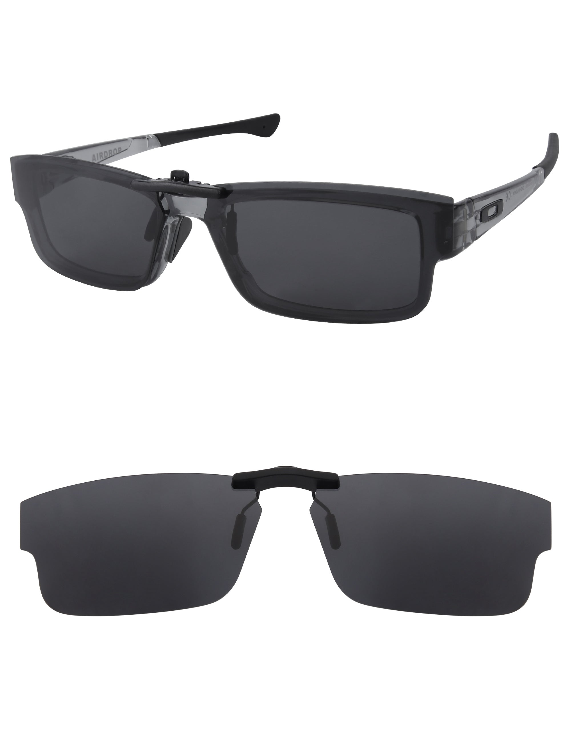Custom Polarized Clip-on for Oakley Airdrop OX8046 59mm Sunglasses