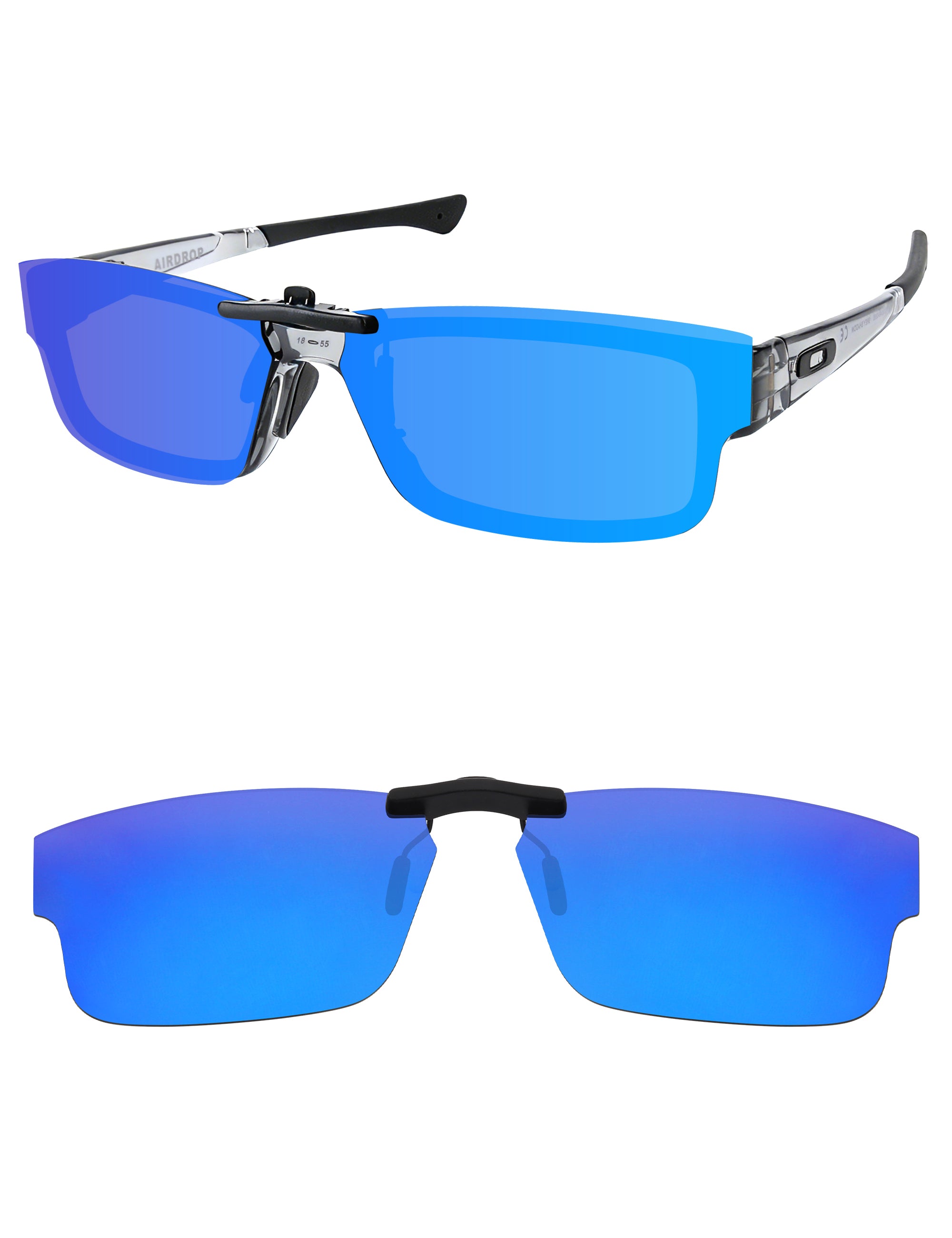 Custom Polarized Clip-on for Oakley Airdrop OX8046 59mm Sunglasses