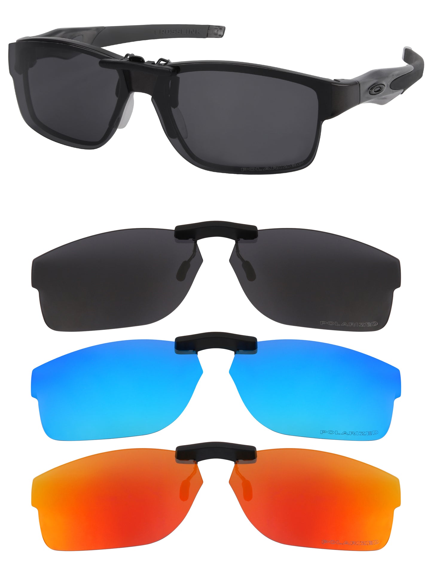 Dark Gray+Glacier Blue MirrorX™Fire Red MirrorX™