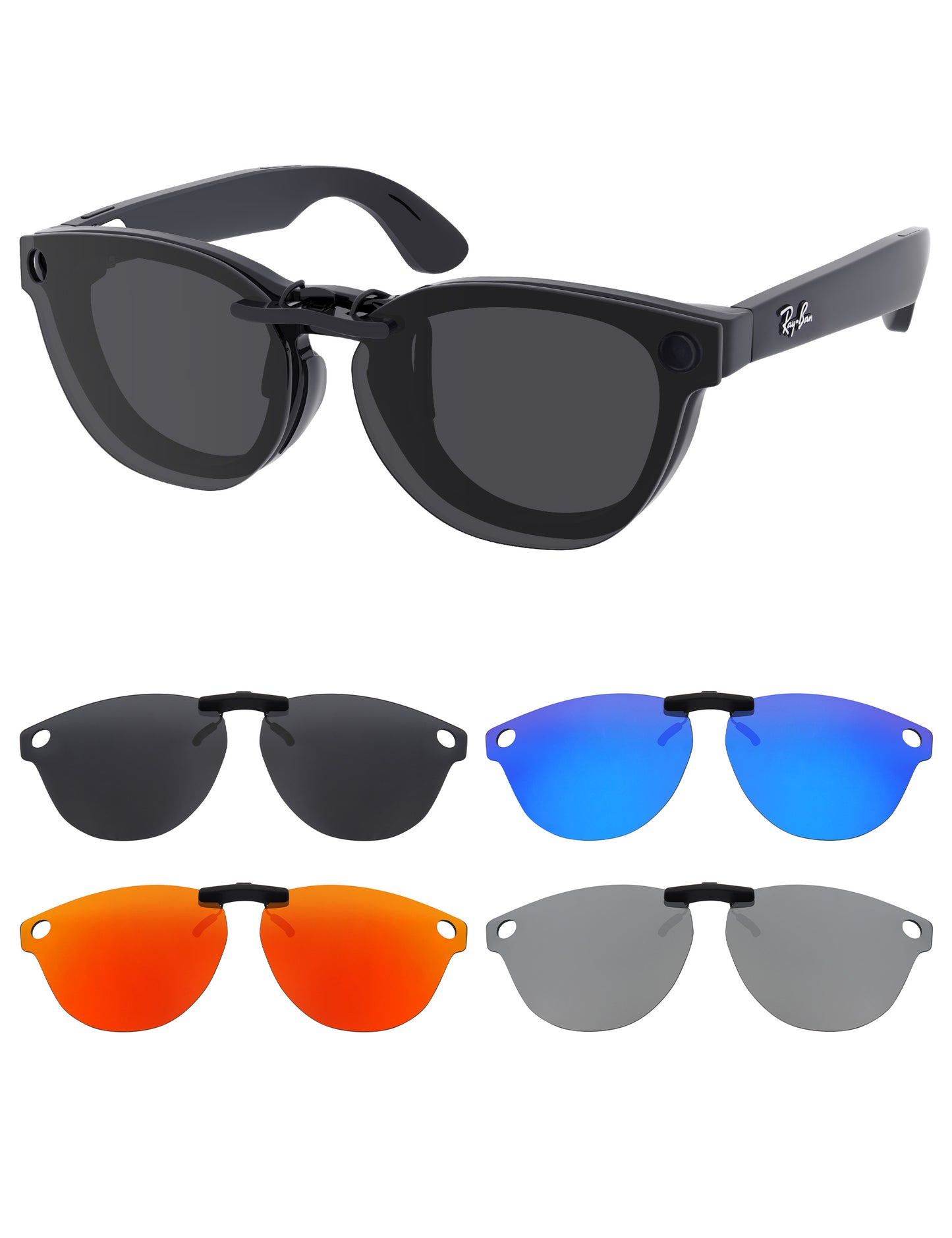 Dark Gray+Glacier Blue MirrorX™Fire Red MirrorX™Silver Chrome MirrorX™