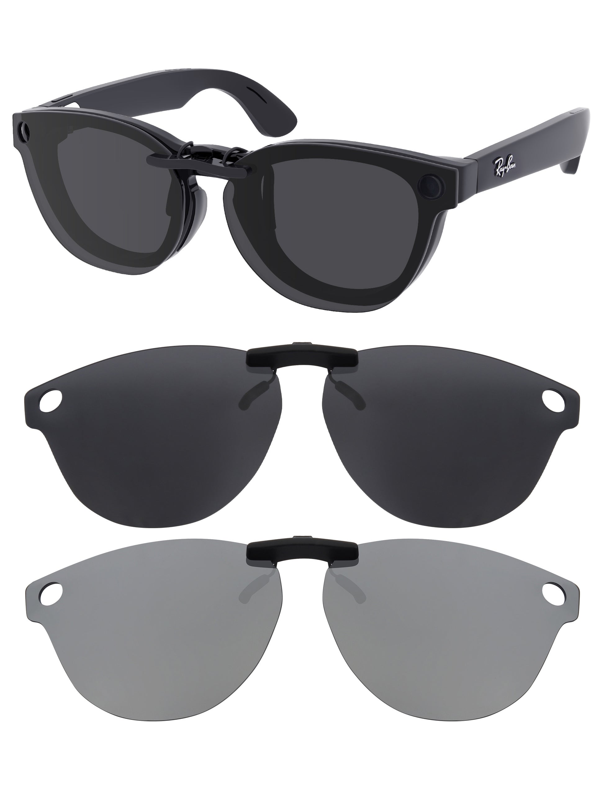 Dark Gray+Silver Chrome MirrorX™