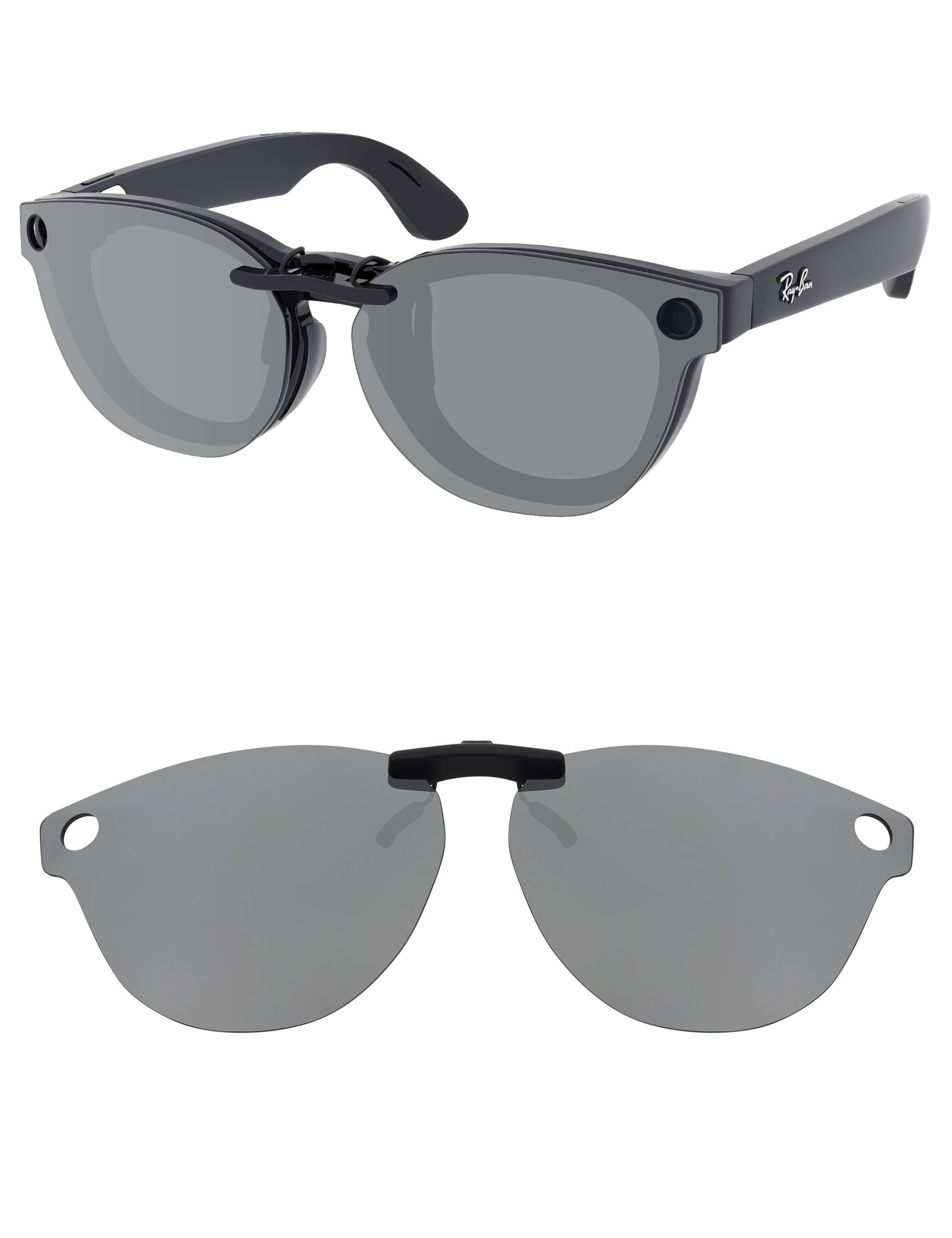 Dark Gray+Silver Chrome MirrorX™