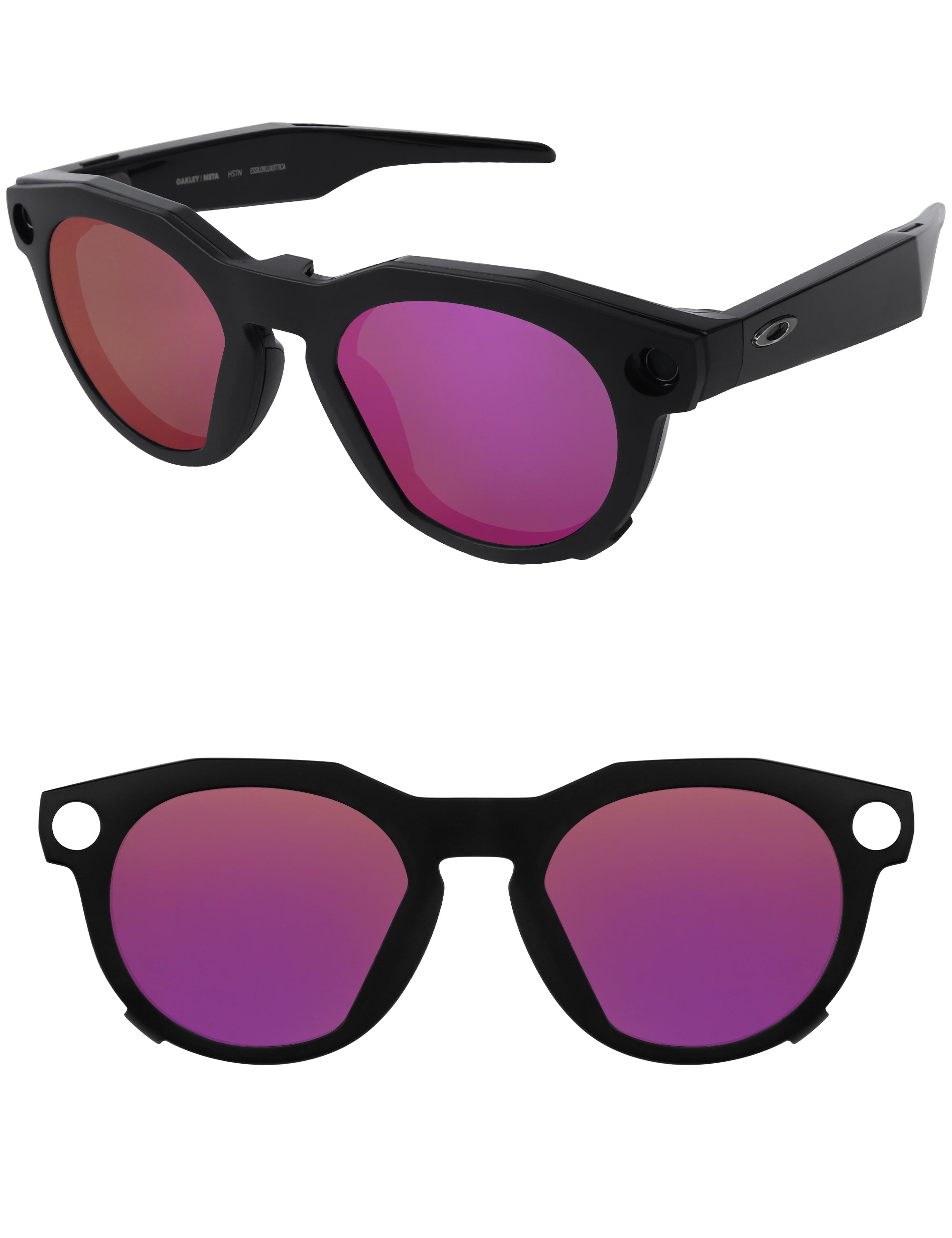 Custom Polarized External Mount Clip-on for Oakley Meta HSTN