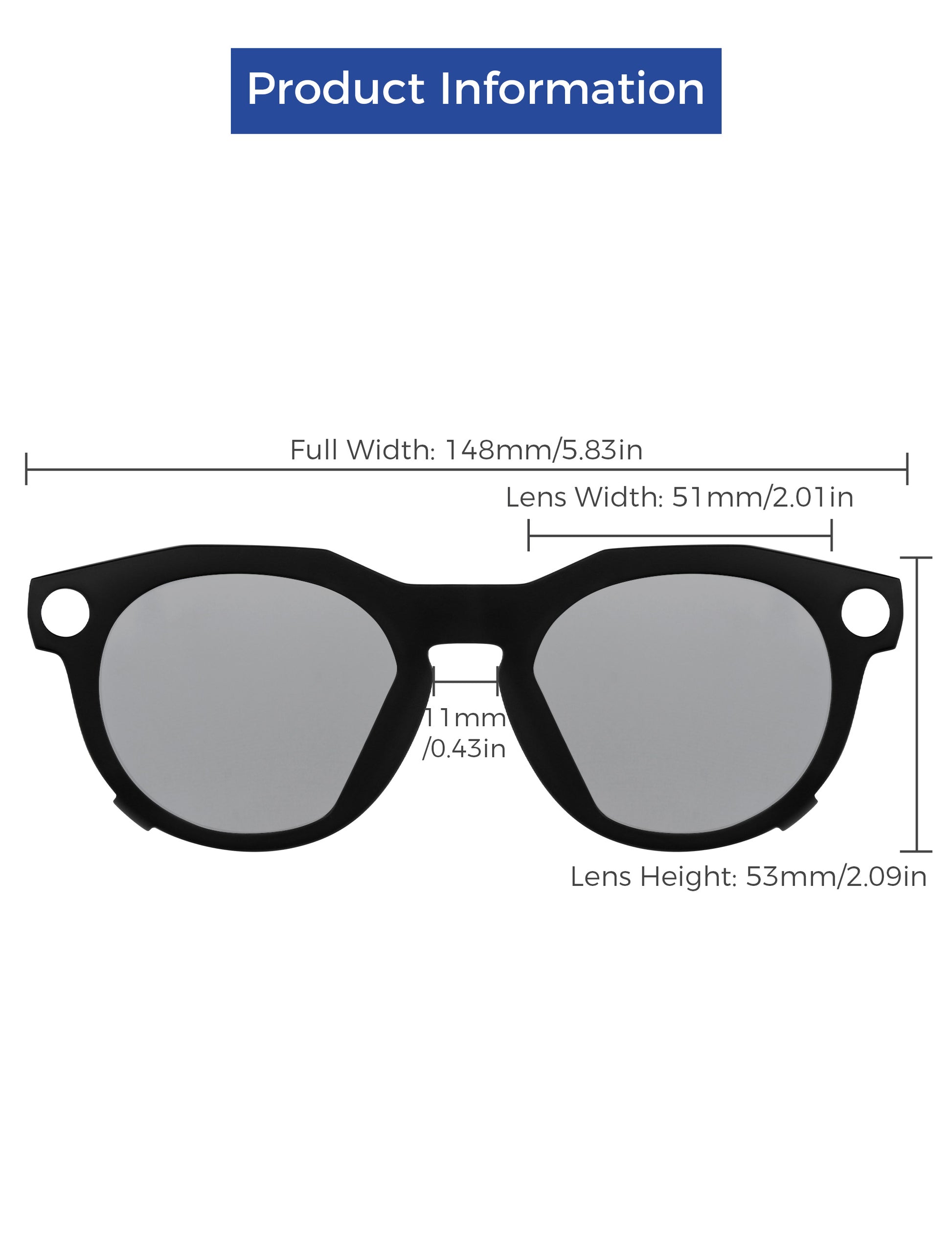 Silver Chrome MirrorX™-Black