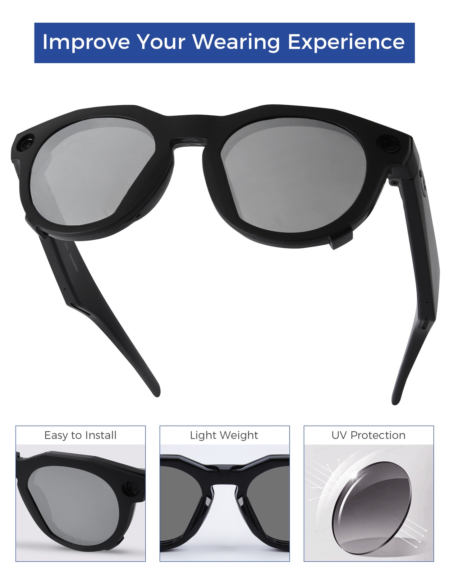 Silver Chrome MirrorX™-Black