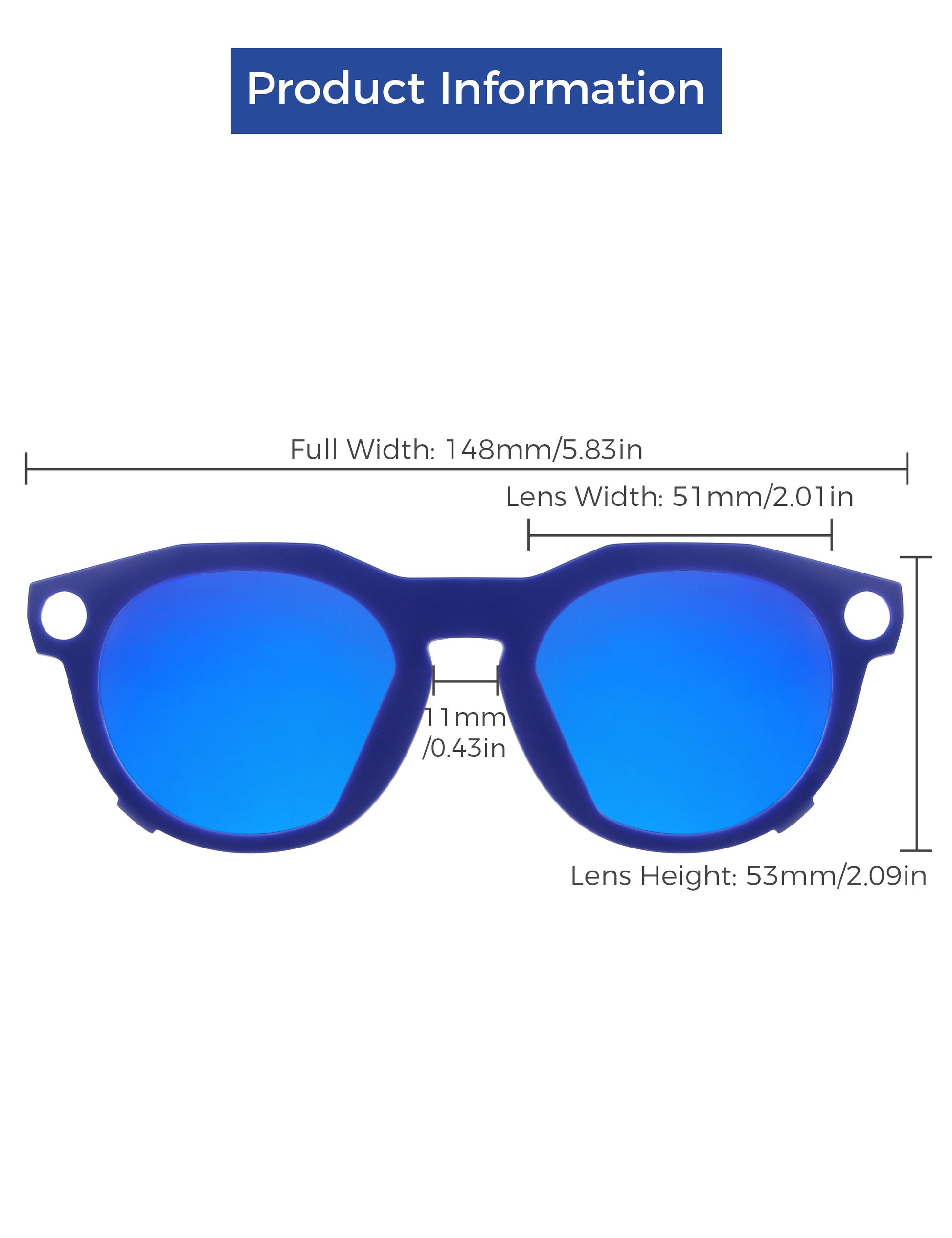 Glacier Blue MirrorX™-Blue