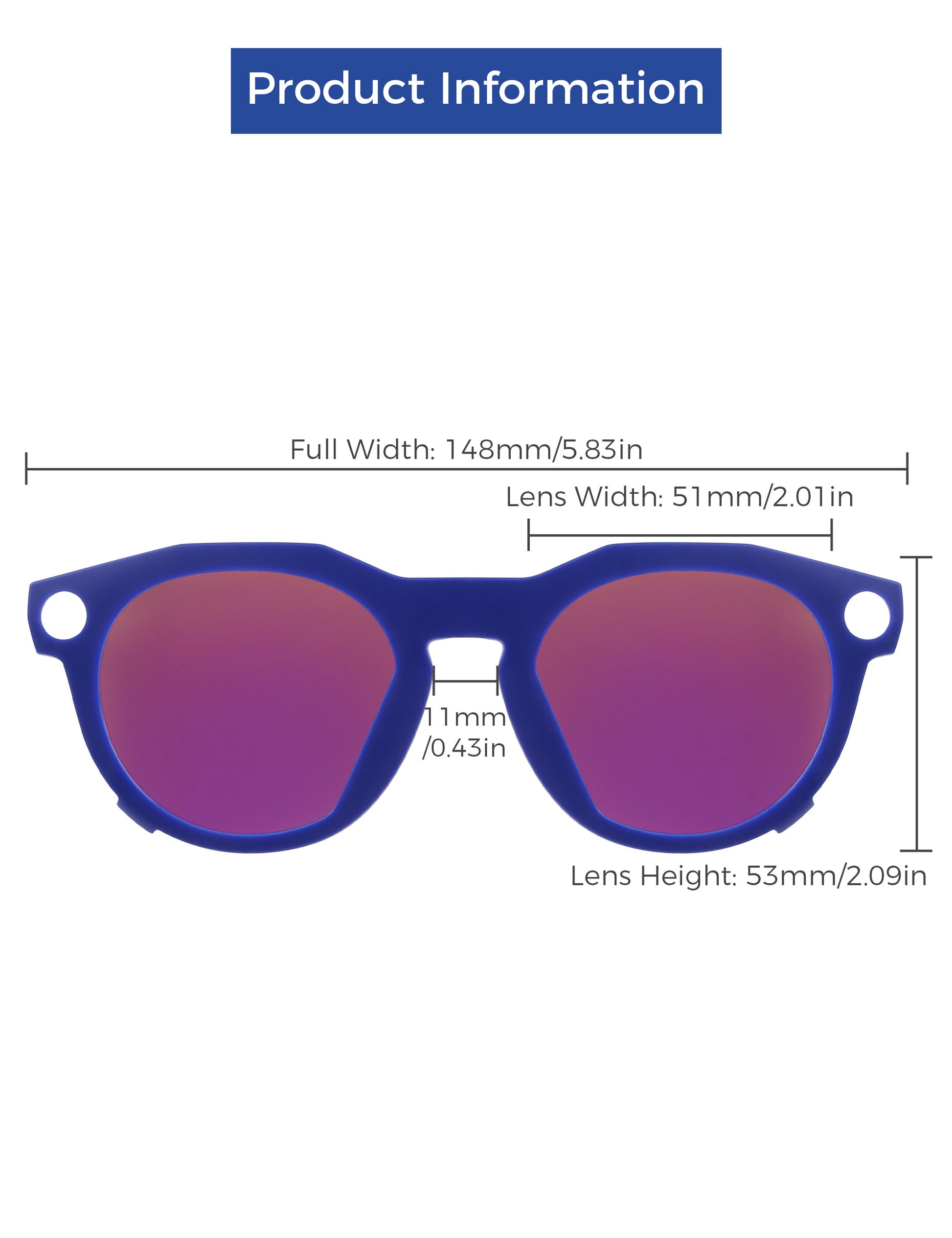 Purple MirrorX™-Blue