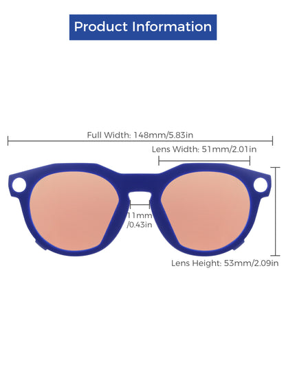 Rose Gold MirrorX™-Blue