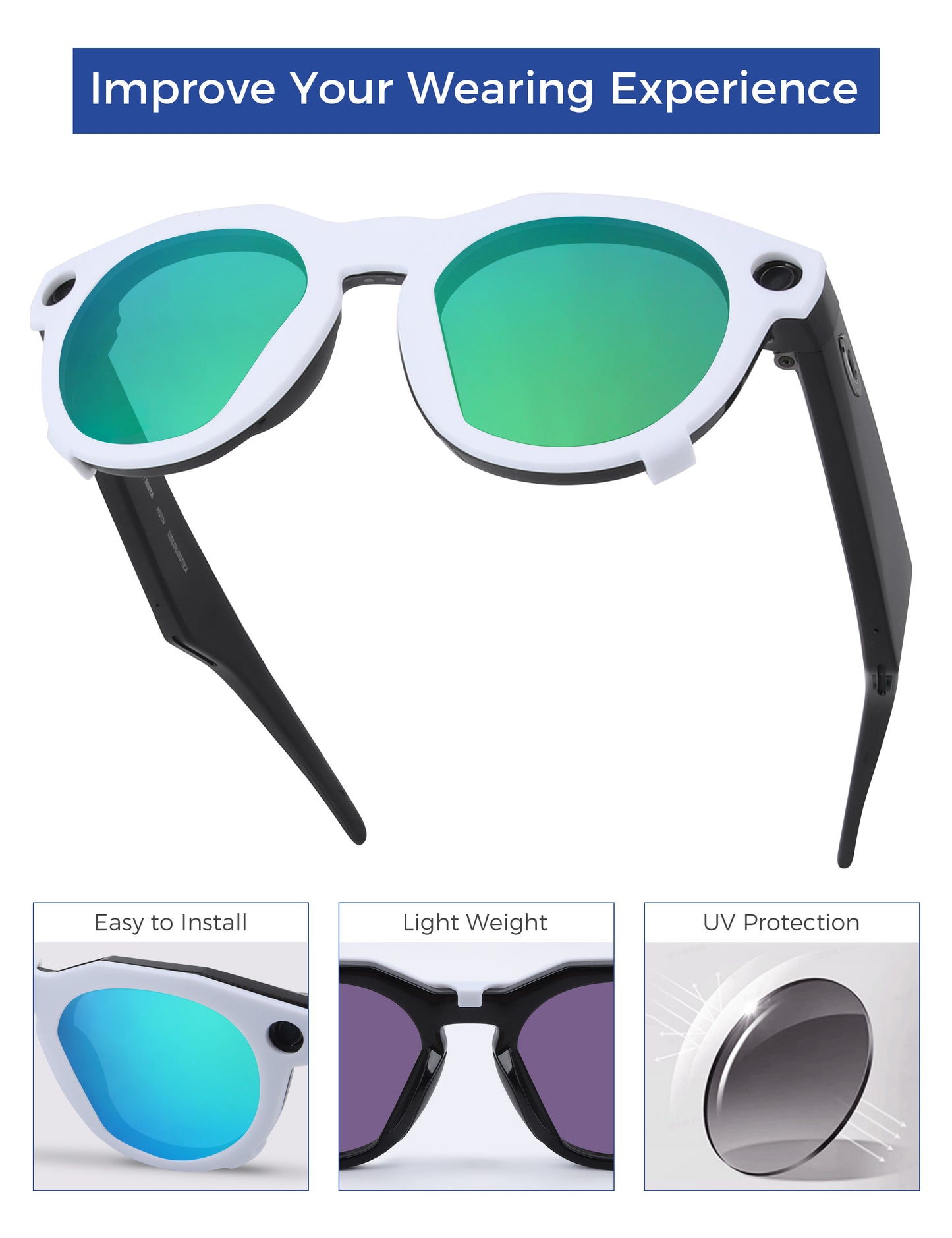 Emerald Green MirrorX™-White