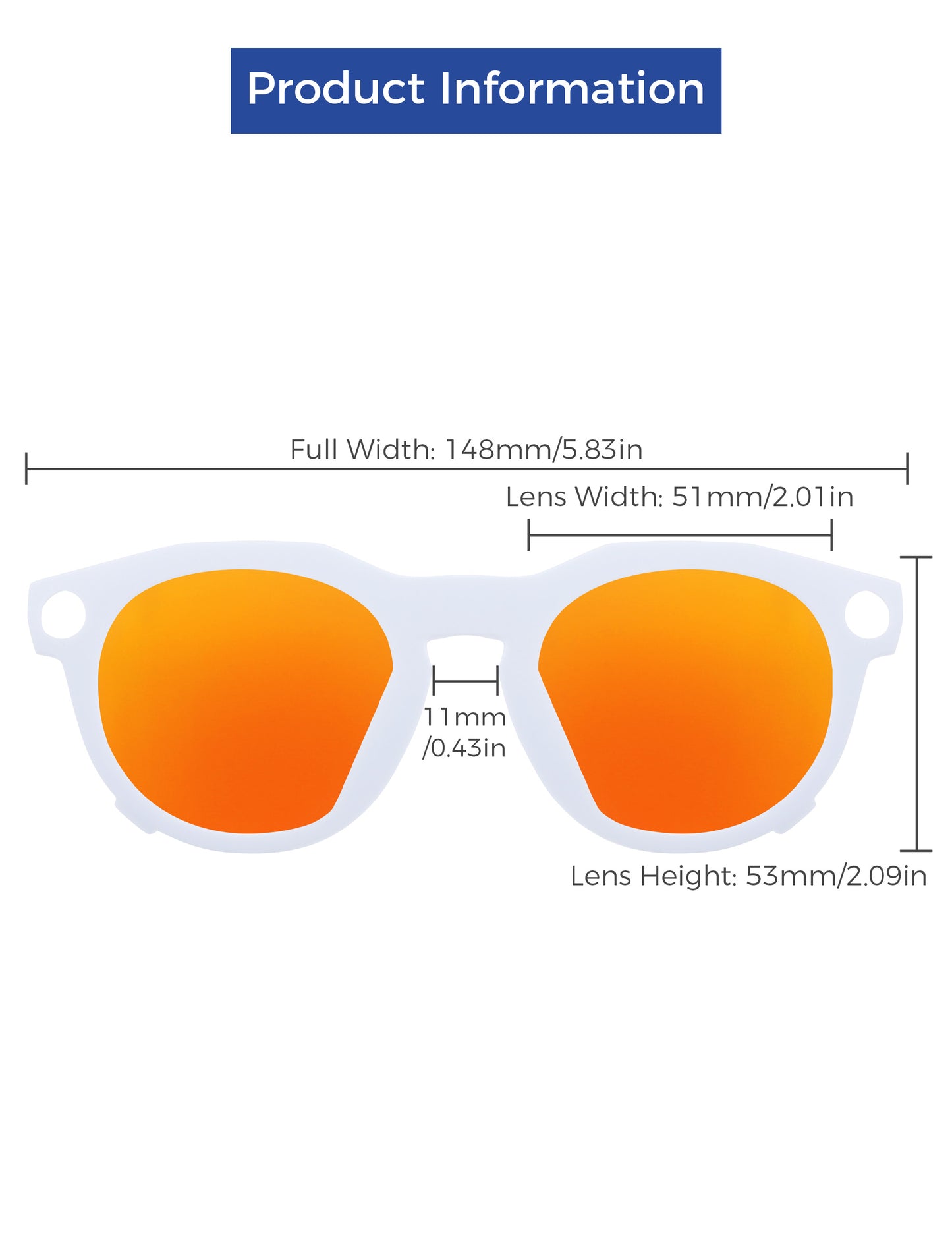 Fire Red MirrorX™-White