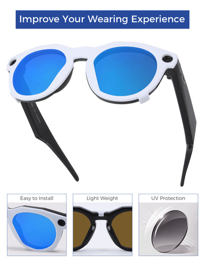 Glacier Blue MirrorX™-White