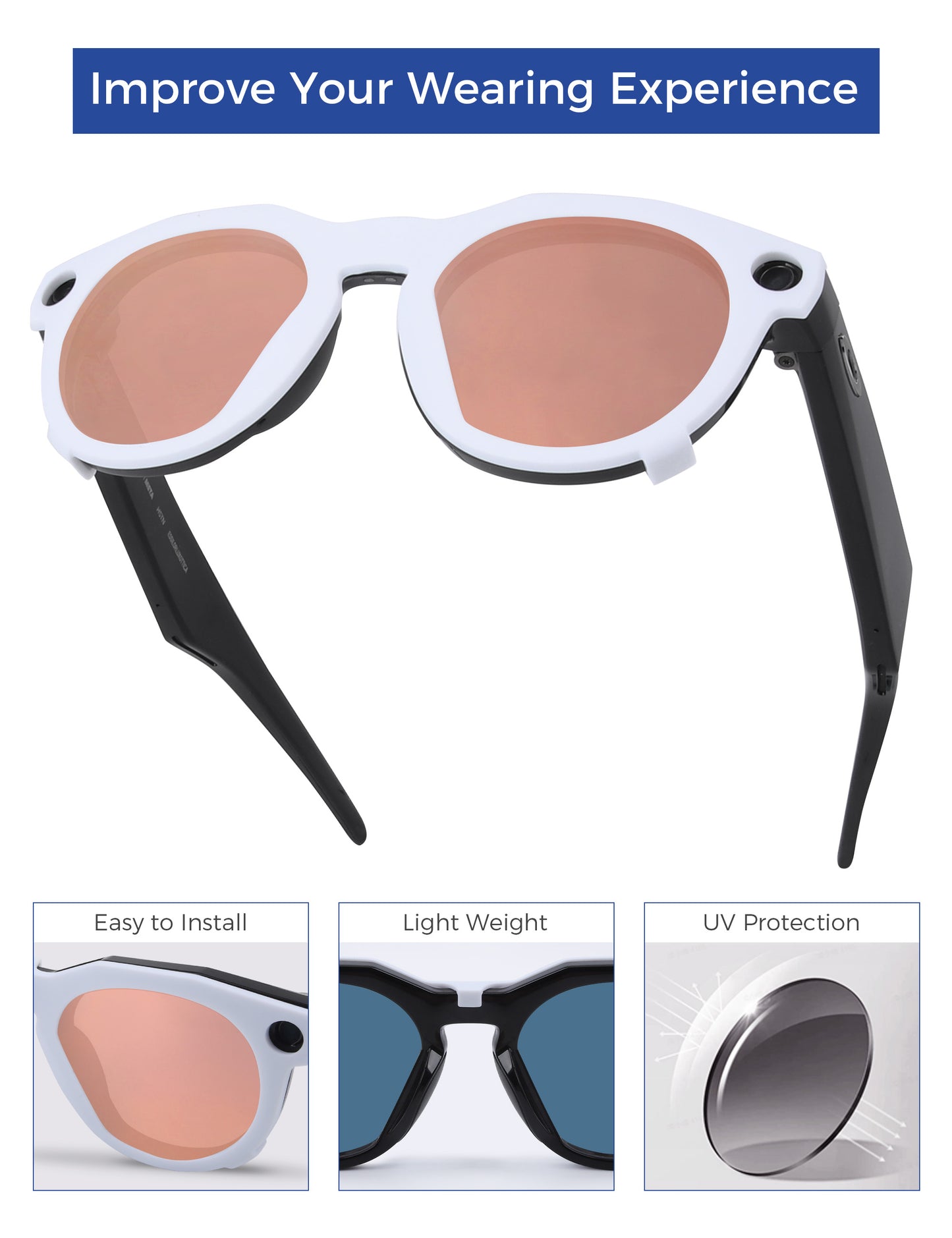 Rose Gold MirrorX™-White